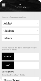 Booking Experience - Mobile
